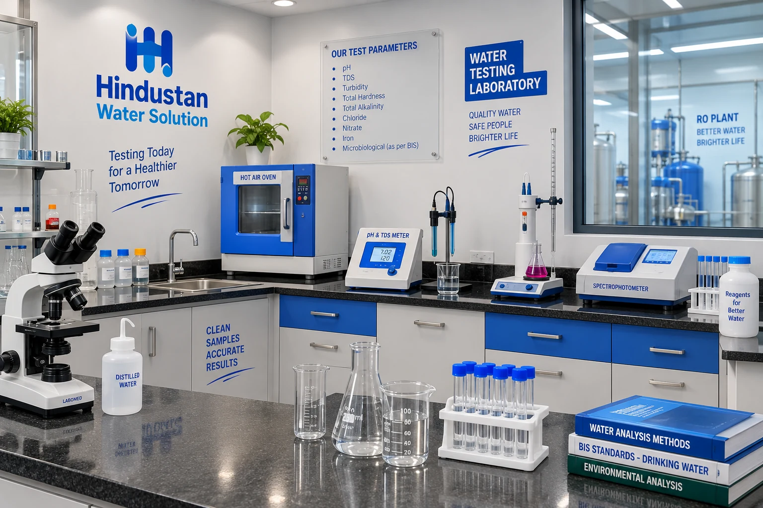 In-house Water Quality Testing Laboratory
